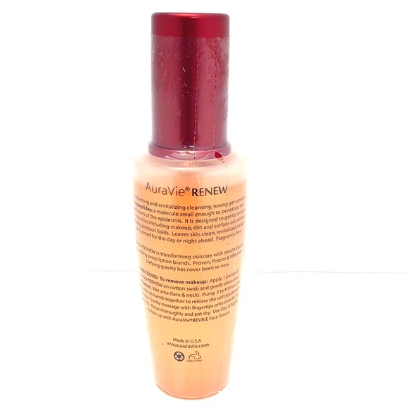 AuraVie Renew Purifying Cleanser Toning Gel 3 oz - Picture 5 of 7